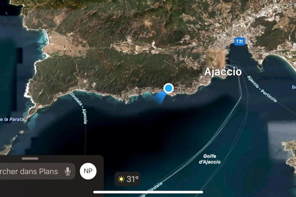 Studio Cosy Avec Vue Mer Ajaccio  Eksteriør billede